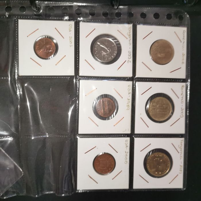 Moedas estrangeiras antigas