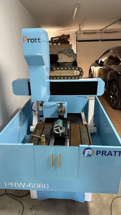 CNC Pratt 3 Eixos + 4º Eixo (Torno) | Spindle 3.2kW | Como Nova