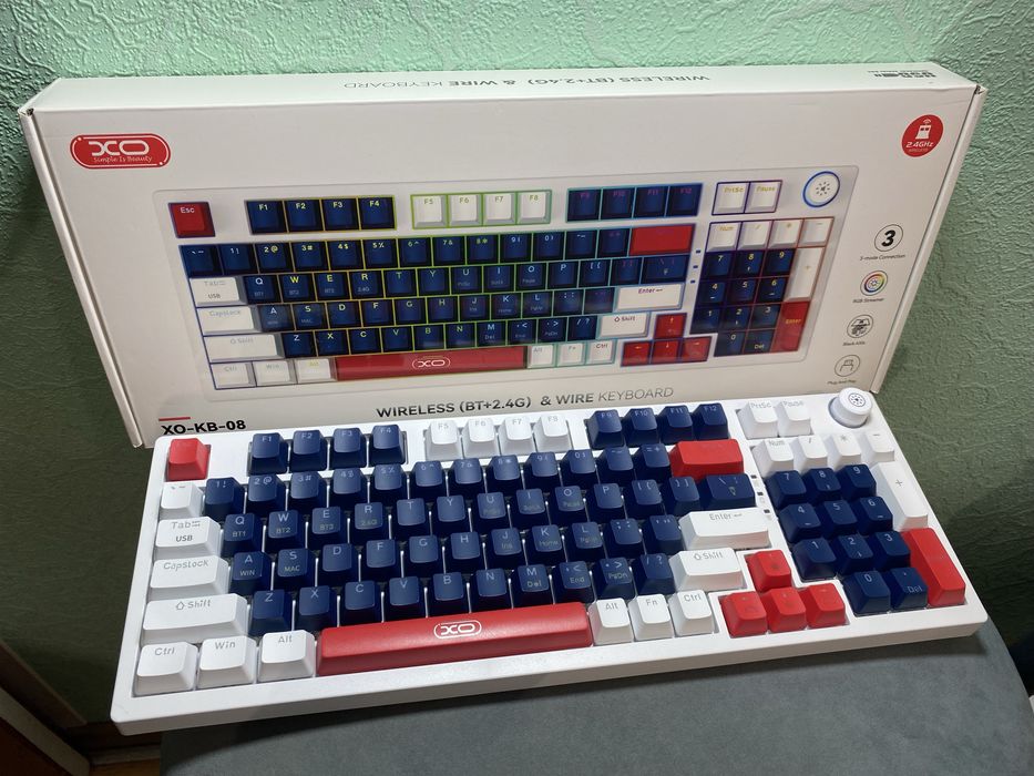 Беспроводная игровая клавиатура с подсветкой