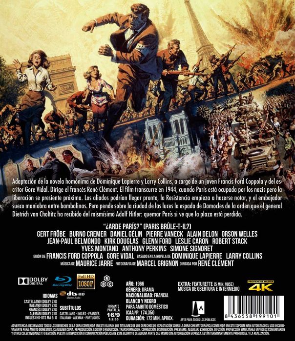 Arde París?/ Paris Já Está a Arder? (Blu-Ray)-Importado