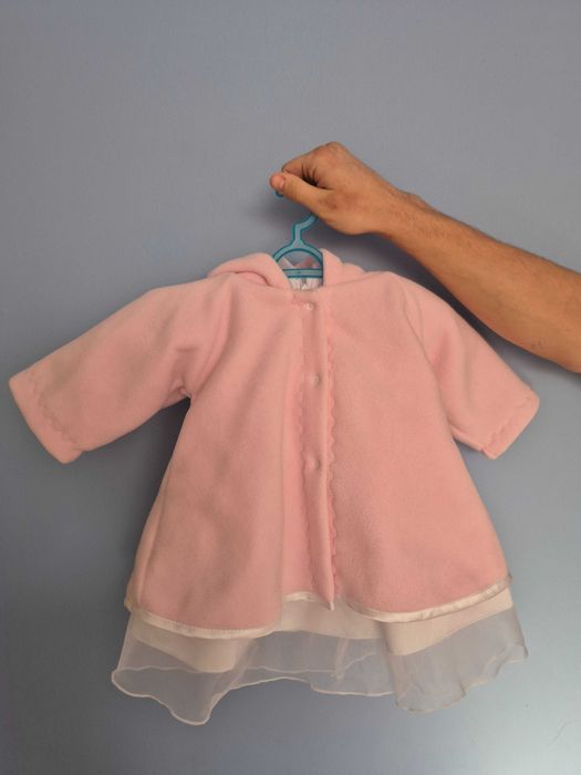 Komplet do chrztu dla dziewczynki r.62/68