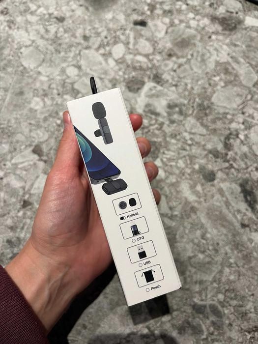Bezprzewodowy mikrofon USB Typ C dla iPhone 15/16/17 2szt.