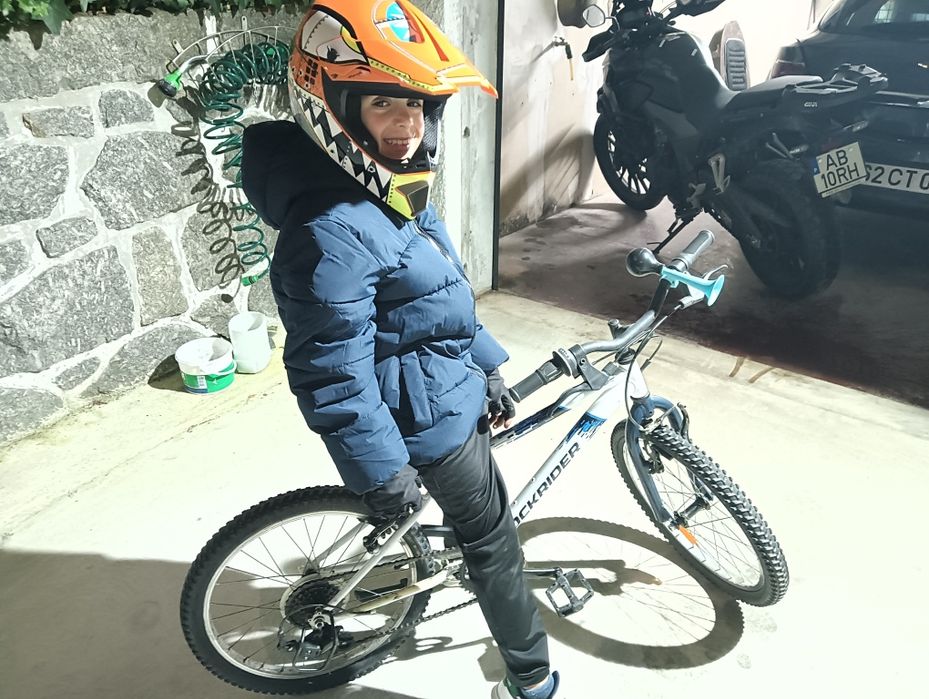 Bicicleta criança rockrider roda 20 8 velocidades