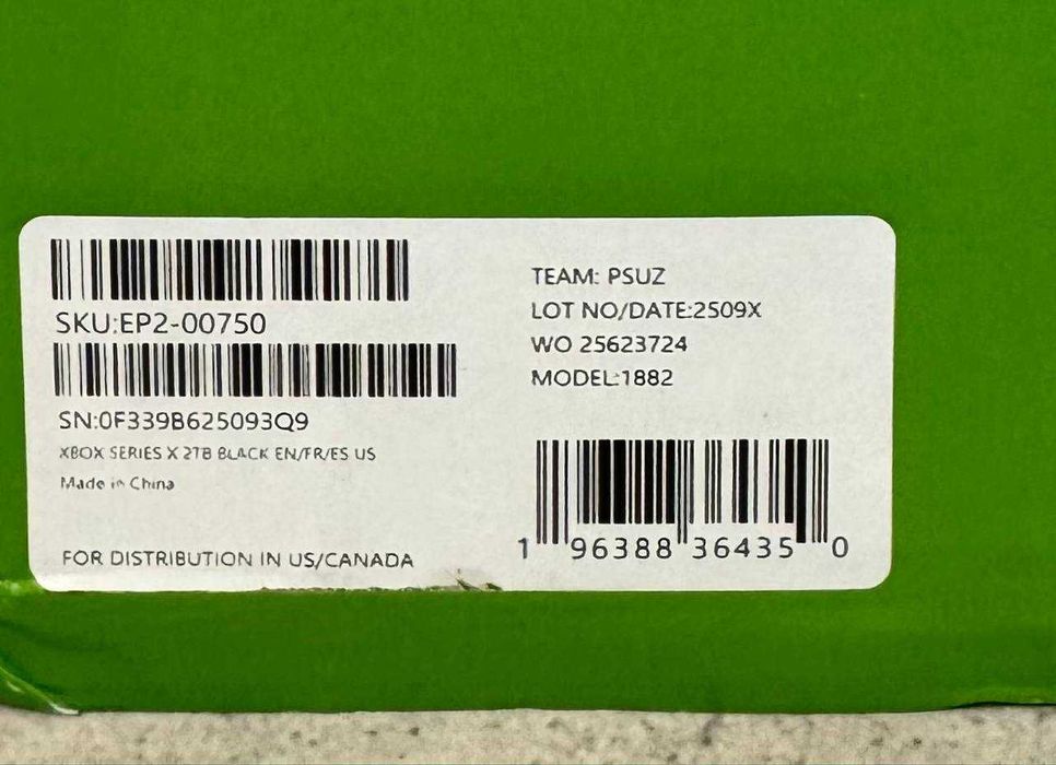 Microsoft Xbox Series X 2 TB Galaxy Black