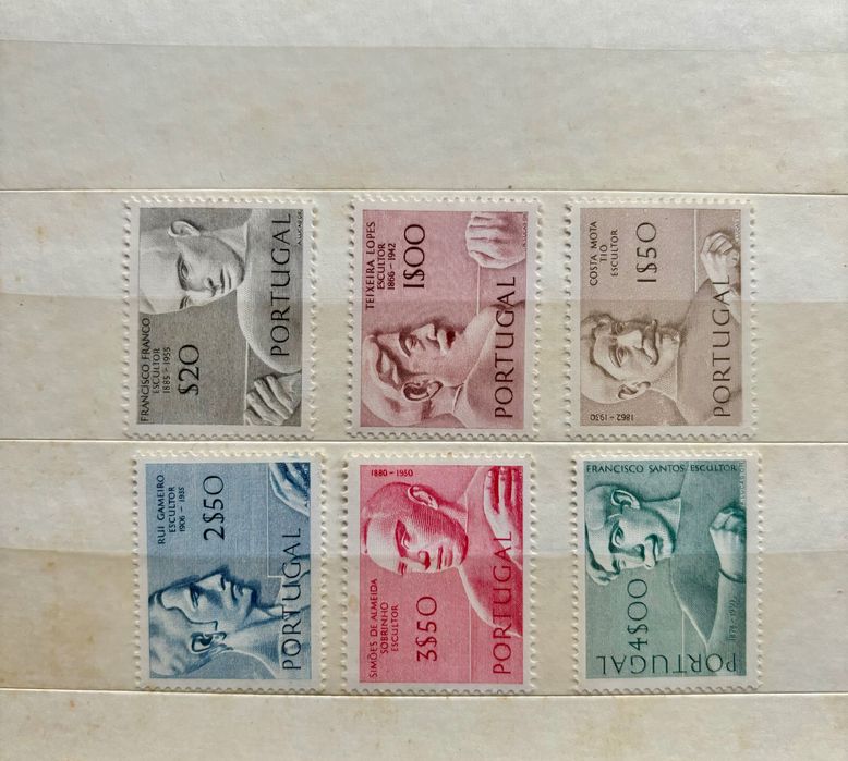 Série Completa Escultores Portugueses 1971