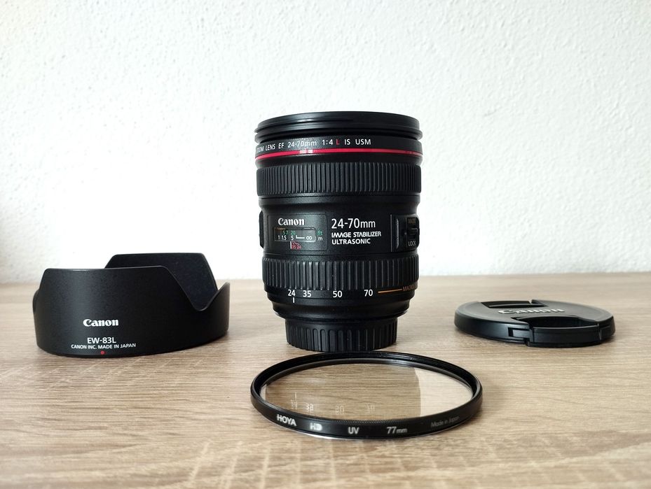 Canon EF 24-70mm F/4 L IS USM - como nova