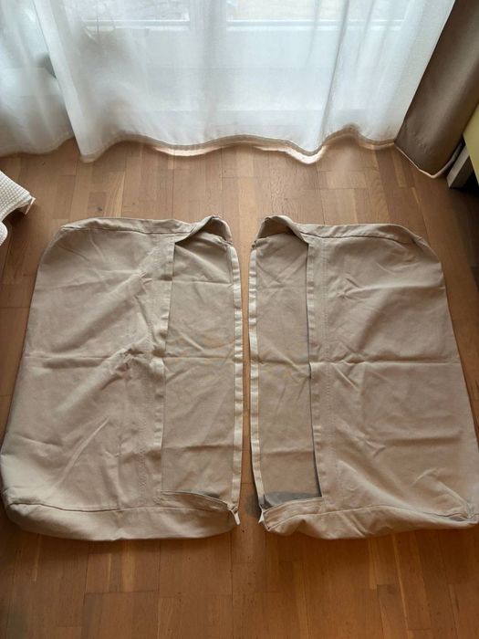 IKEA Vimle 2 szt. pokrycie podłokietnika, Hallarp beżowy