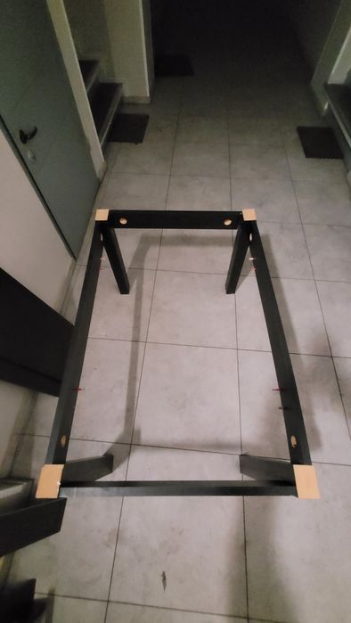 Stół ława ławostół czarny