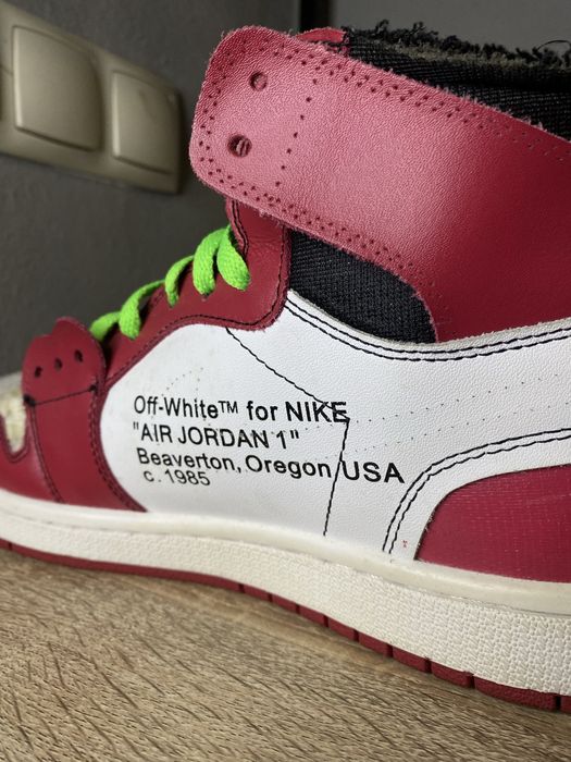 Jordan 1 Chicago X Off White