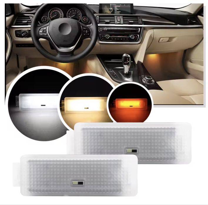Kit Ambilight BMW F30 F31 F34 F32 F36 (Moldura AC LCI + Luzes dos pés)