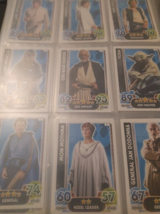 Karty star wars force attax komplet