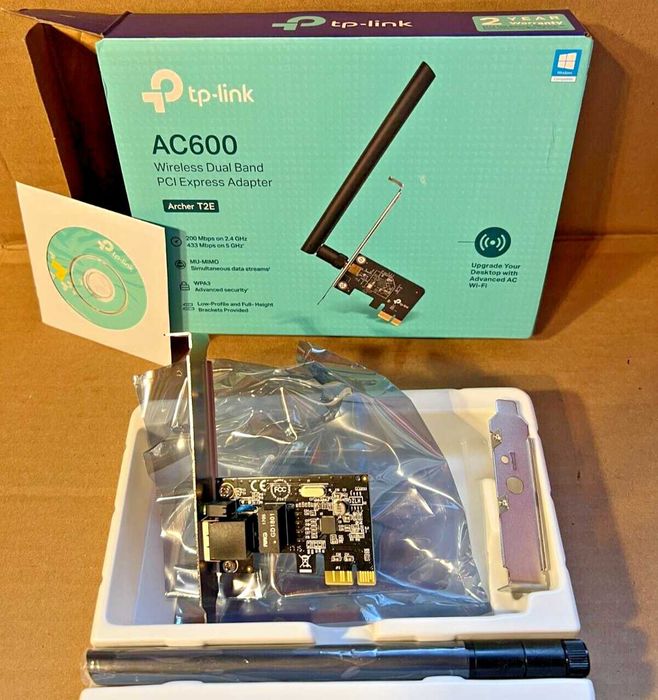 PCI Express-WiFi  адаптер TP-Link Archer T2E