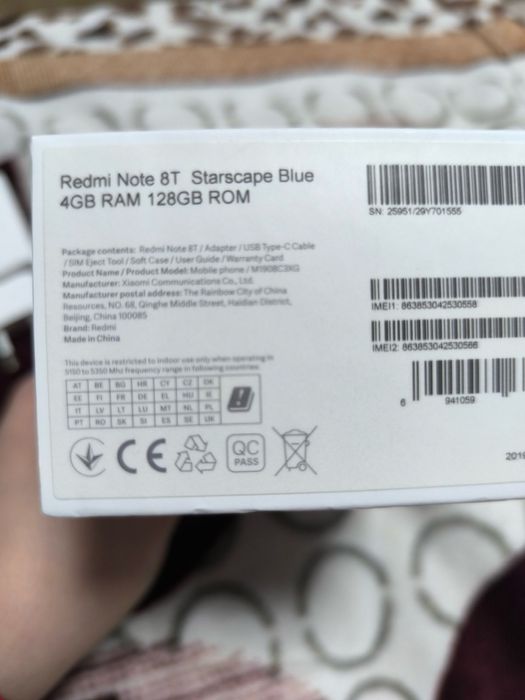 Телефон Redmi note 8t 128 гб