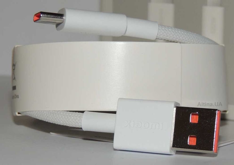 Оригінальний посиленний Турбо кабель Xiaomi 6A 120W