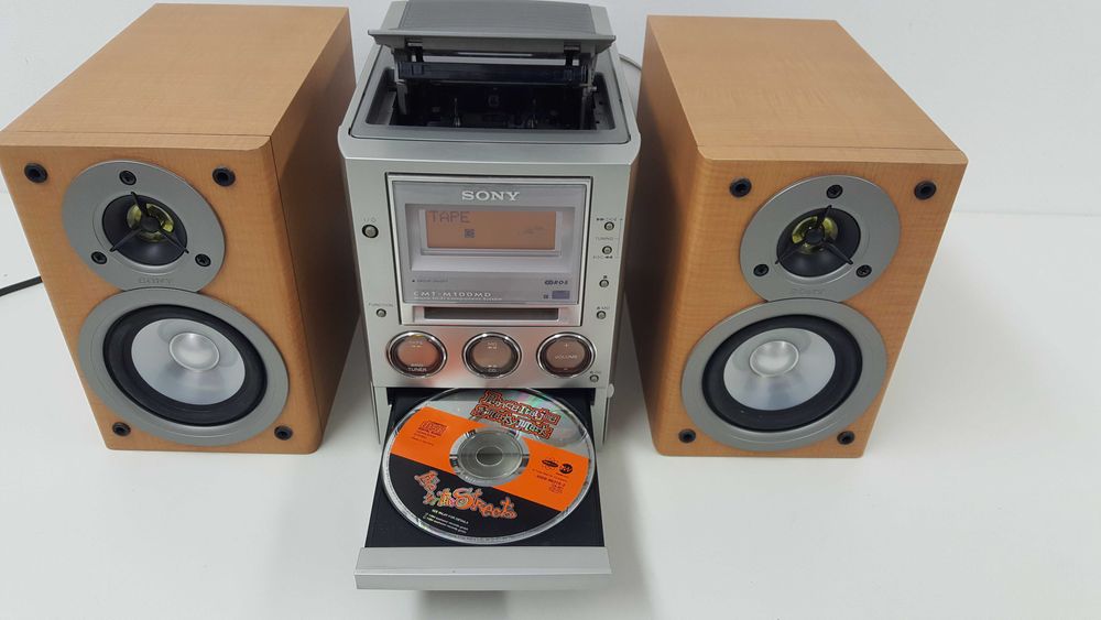 Mini wieża Sony CMT-M100 MD  Minidisc  CD AUX