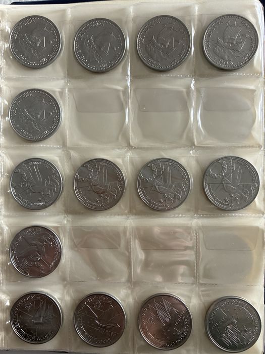Coleção Moedas Comemorativas 100 Escudos 1980/91