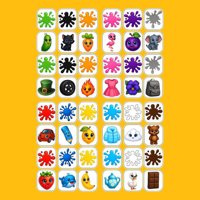 Книга на липучках Кольорові будиночки. Кольори.