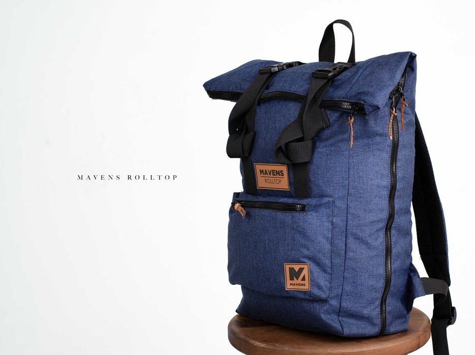 Mochilinha Mavens Rolltop para bagagem de mão,Ryanair Wizzair 40x20x25