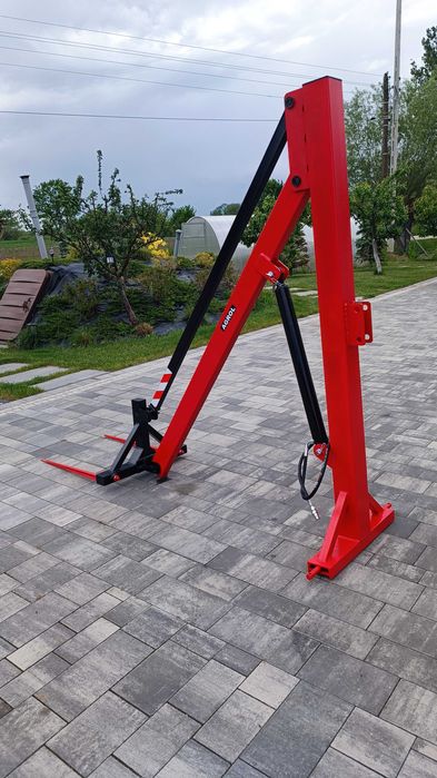 Widły do balotów ładowacz na tuz hydrauliczny z samopoziomem mocna solidna konstrukcja