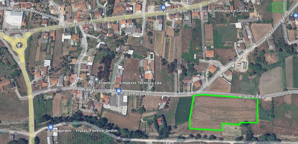 Terreno Leiria junto à  Ribeira dos Milagres, Regueira de Pontes