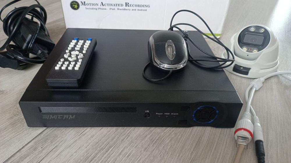 Rejestrator kamer ip Poe 4k simicam n8x04he