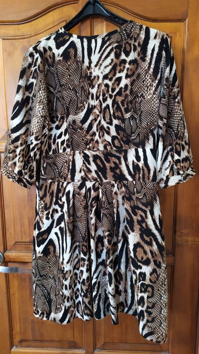 леопардовое платье