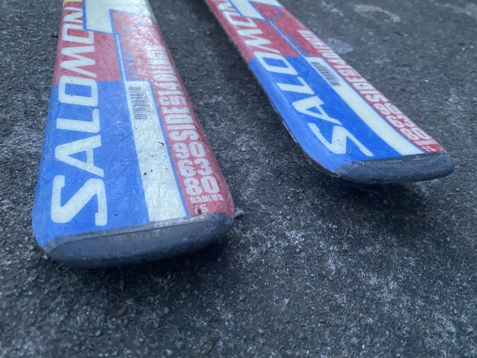 Narty z zapieciami salomon 145