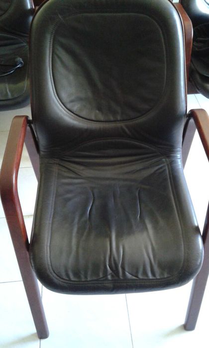 4 Cadeiras em pele, de alta qualidade - Volkle - Germany