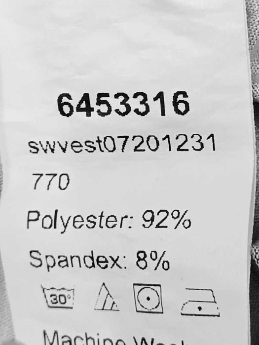 Top bezrękawnik podkoszulek czarny w serduszka Shein r. 36/S