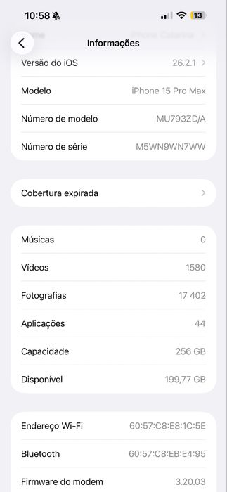 Iphone 15 pro max 256gb