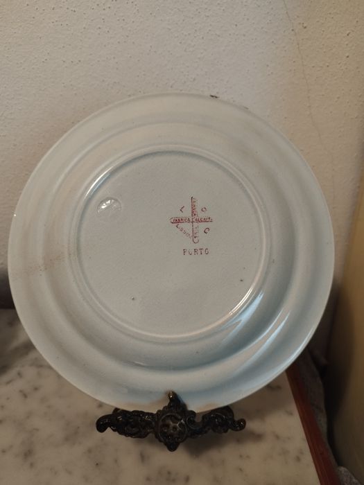 Prato da fábrica d' Alcântara motivo Porto