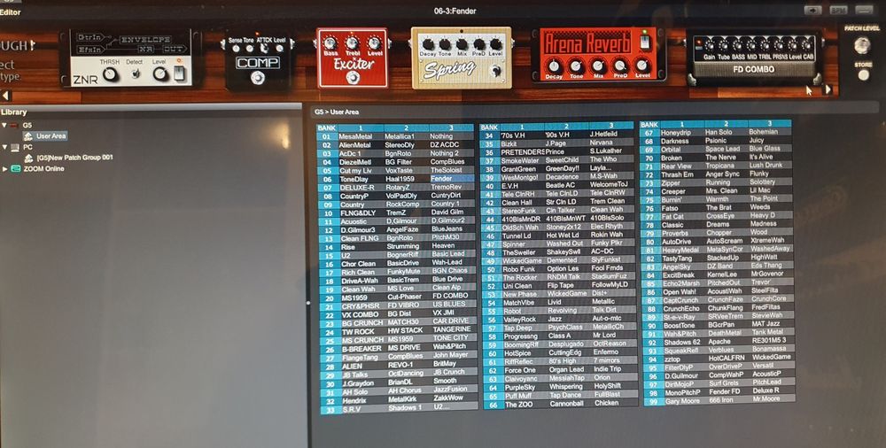 Pedaleira efeitos guitarra ZOOM G5