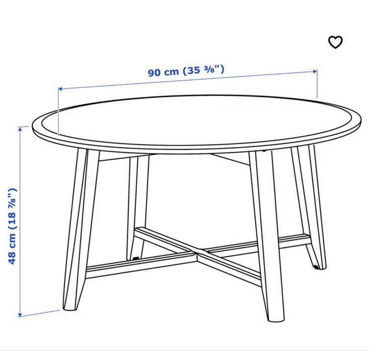 Stolik Ikea KRAGSTA