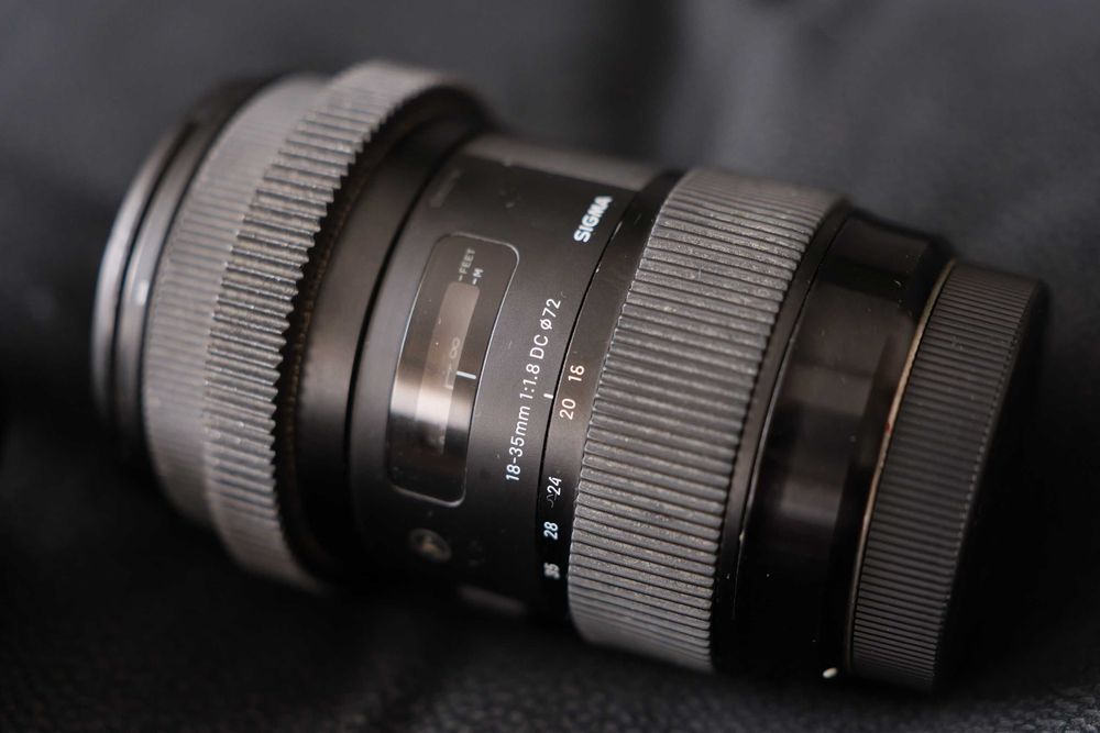 Sigma 18-35mm f/1.8 DC HSM Art – Canon EF | zestaw pod film