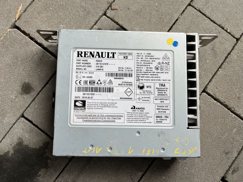 Radio Renault Kadjar