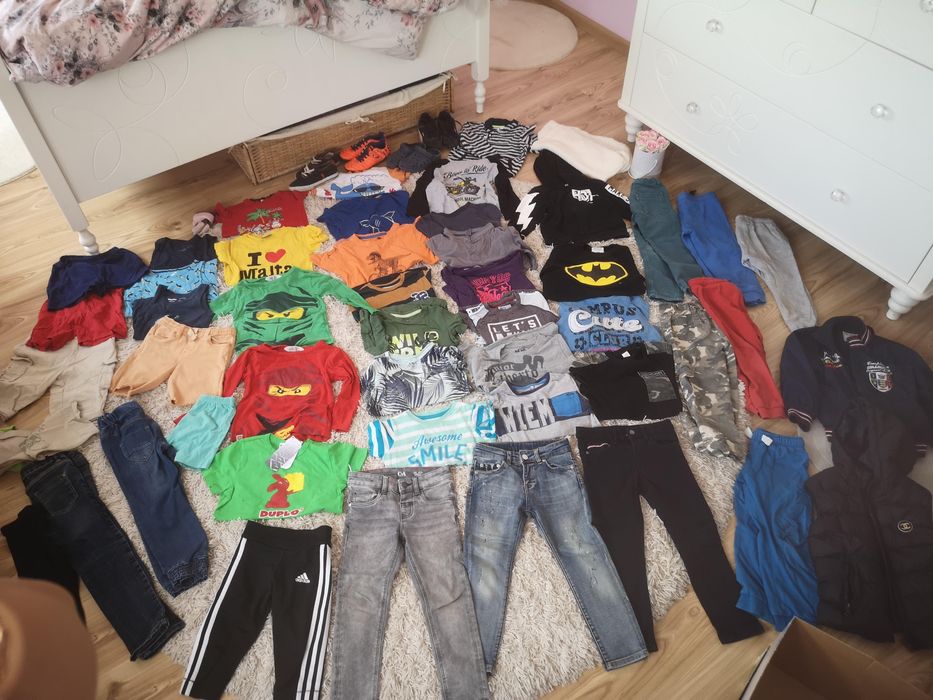 Ubrania chłopięce zestaw ubrań dla chłopca r. 104 110