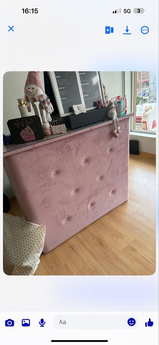 Conjunto mesa manicure e balcao