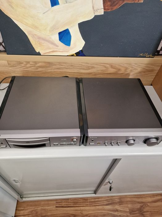 Pré amplificador  S1 e leitor sony cdp- S1