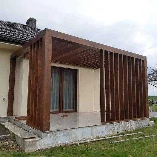 Nowoczesna pergola ogrodowa