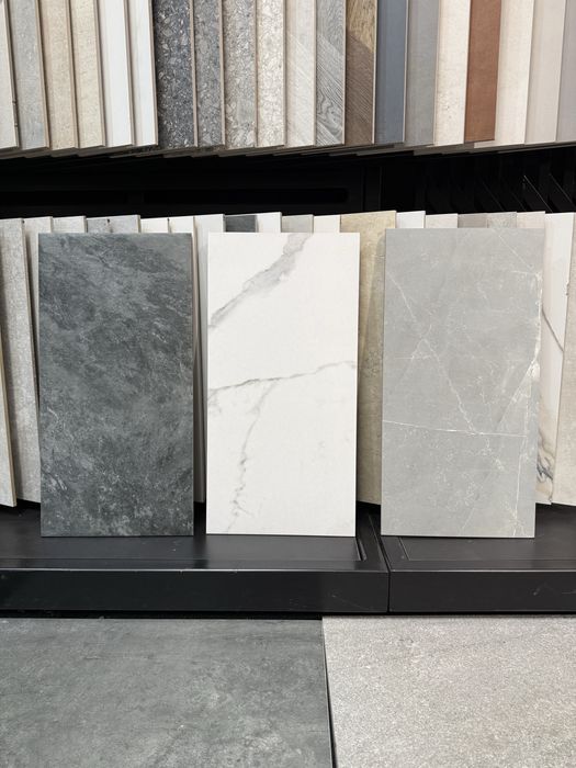 Płytki Podłogowe Ścienne Gres 30 X 60 kamień calacatta carrara szare