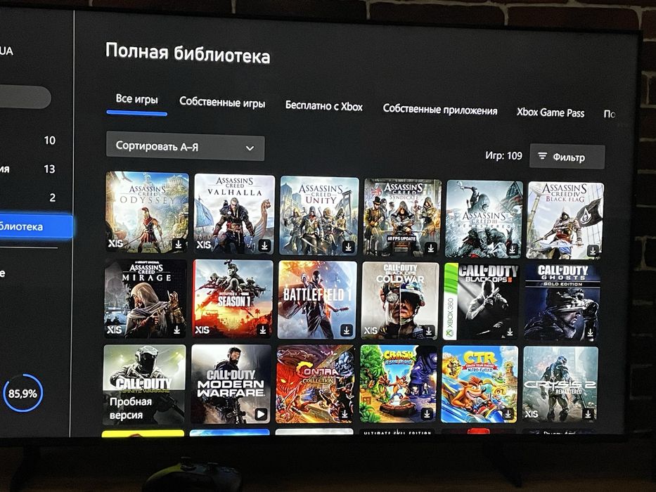 Xbox series X • 100+ігор • 1 TB • 2 геймпади