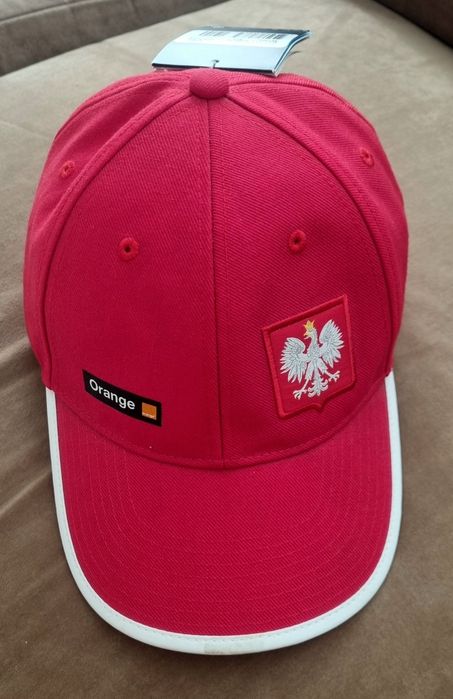Czapka z daszkiem czerwona Nike Reprezentacja Polski