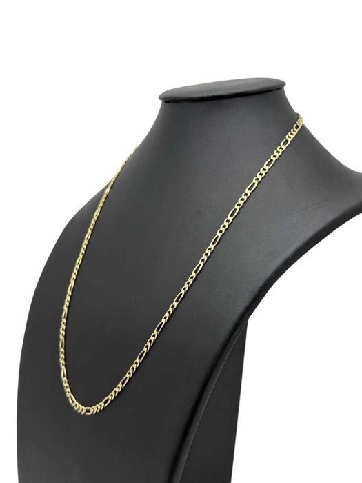 Piękny Złoty Łańcuszek Figaro 13,48G 585 60cm 2mm