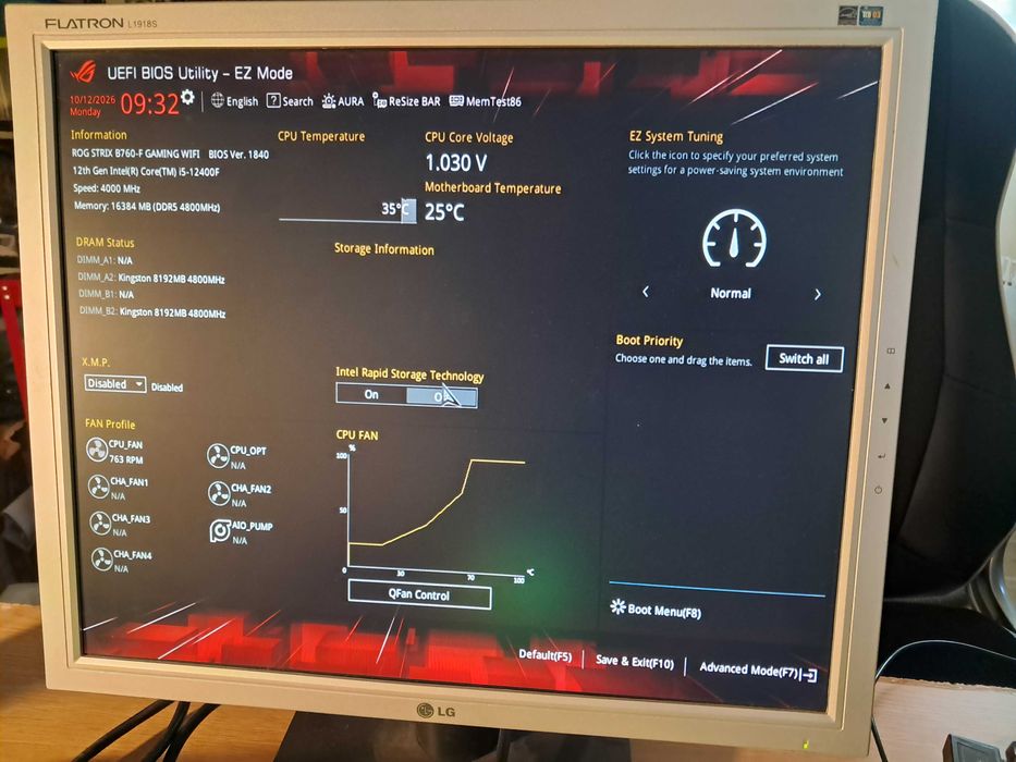 Motherboard Asus Rog Strix B760-F Gaming WiFi (Socket 1700)