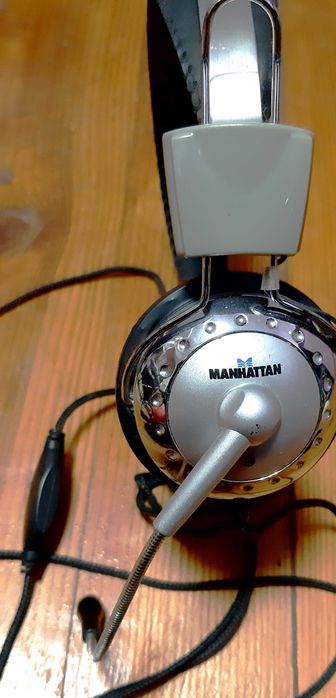 Навушники Manhattan Headset Stereo Silver