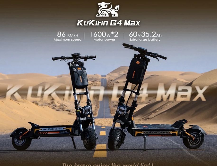 Kukirin G4 MAX nova na caixa