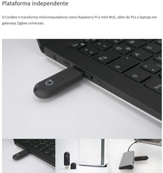 Phoscon ConBee II USB Universal Gateway Zigbee para Smart Home