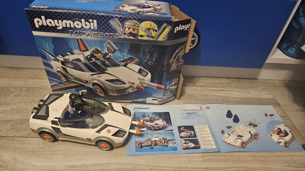 Playmobil top agent auto strzela 9252 gratis mikolaj Święta prezent