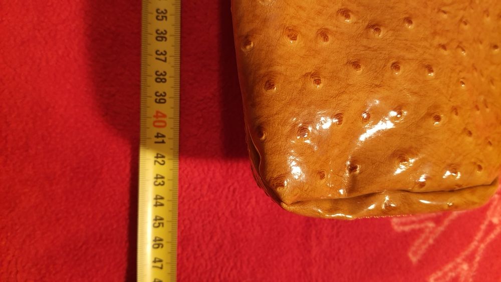 Torba lakierowany struś David Jones