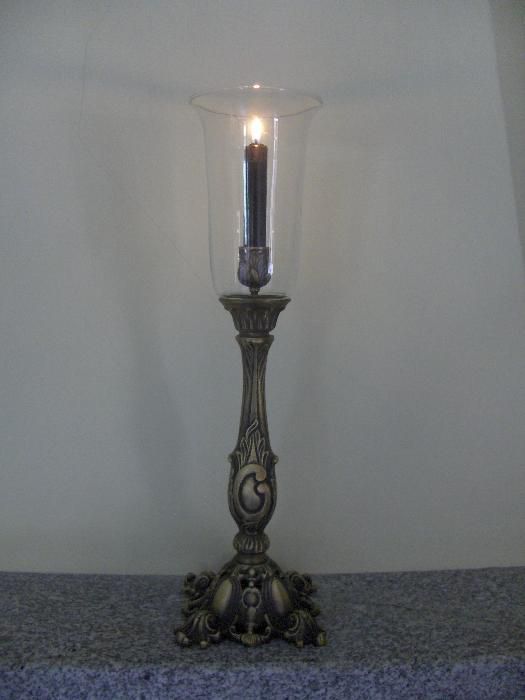 castiçal Menorá de sete velas em metal